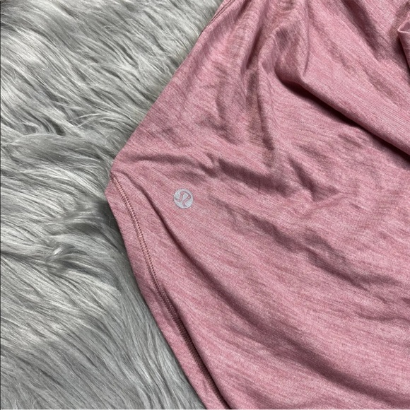 Lululemon Free To Be Serene Tank 2 In 1 Heathered Quicksand Size 6 - Picture 5 of 12